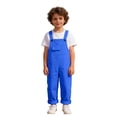 thumbnail image 6 of Staki Baby Boy Striped Shorts Summer Toddler Baby Boys Overalls Kids Sleeveless Jumpsuit Shorts Summer Romper with Pocket 3T 4T 5T Blue,3-4 Years, 6 of 9