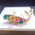 thumbnail image 3 of Creative Artificial Koi Fish Ornament Pretty Natural Crystal Desk Car Home Decor, 3 of 8
