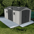 thumbnail image 6 of Duramax 15 x 8 Apex Pro w/Foundation, Plastic Shed 2 windows & side door, 6 of 17