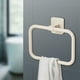 thumbnail image 5 of Toallero para colgar toallas de mano montado en pared | Barra colgante plástica minimalista para baño, cocina y balcón | Diseño redondo | Tamaño pequeño 8x2.3 pulgadas | Instalación sin taladro, 5 of 6