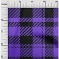 thumbnail image 2 of oneOone Silk Tabby Medium Purple Fabric Tartan Craft Projects Decor Fabric Printed By The Yard 42 Inch Wide, 2 of 4
