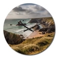 thumbnail image 4 of Designart "Expansive Coastal Views V" Coastal Oversized Wall Clock, 4 of 5