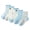 Blue White, variant on Balabala Boys Lightweight Crew Socks, Breathable Cotton Blend, Soft Striped Casual School Socks, 5-Pack