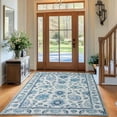 thumbnail image 5 of SARAG 4'x6' Washable Area Rug, Modern Floral Home Decor Carpet for Living Room Bedroom Kitchen Dining Room Farmhouse Office, Non-Slip and Stain Resistant Rugs, 5 of 8