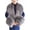 Gray1, variant on Faux Fur Shawl Wrap with Matching Wrist Cuffs, Luxury Fake Fox Fur Collar Scarf, Winter Formal Wedding Evening Stole, Warm Fluffy Fur Neck Wrap & Cuff Set for Women Cold Weather