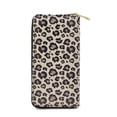 thumbnail image 3 of Premium Vegan Leather Animal Print Continental Zip Around Wallet - Diff Colors, 3 of 5