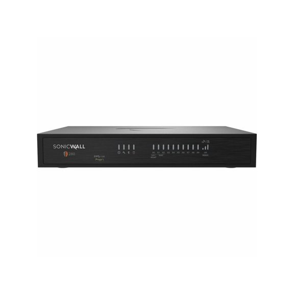 SonicWall TZ280 Firewall (Gen 8), w/ Secure Upgrade Plus (3-Year Advanced Protection Security Suite) and 1 Year CSE (3 & Free Program) | 03-SSC-6933