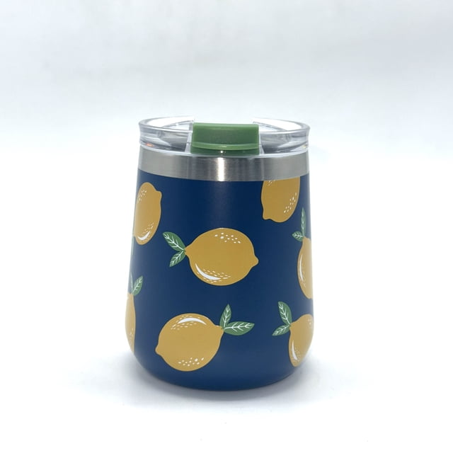 11OZ SS WINE MUG LEMON