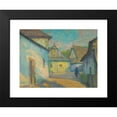 thumbnail image 2 of Ľudovít Čordák 18x15 Black Modern Framed Museum Art Print Titled - Motif from an East Slovak Village (1925), 2 of 5