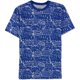 thumbnail image 1 of Ecko Unltd. Camiseta gráfica Bubble Graffiti para hombre, azul, talla mediana, 1 of 1