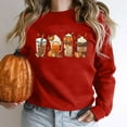 thumbnail image 1 of Chandails à Capuchon de Mode pour Femmes 2023 Halloween Mode Décontractée Aguichant Imprimé Manches Longues Col Rond Chandail Blouse Hauts Chandails en Molleton Sans Capuche 50 % de Rabais Liquidation Costumes Halloween/noël, 1 of 7
