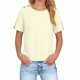 thumbnail image 1 of TaTaai Women's short sleeve crew neck top, linen cotton fabric, solid color, button cuffs, cutout detail, pullover style, casual loose fit, soft breathable, ideal for daily outings Gift, 1 of 9
