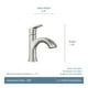 thumbnail image 2 of Grifo para lavabo de baño Moen Karis, negro mate, monomando, 2 of 8