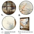 thumbnail image 3 of Designart "Window to Osaka in Beige II" Landscapes Framed Wall Art - Traditional Beige Japan Entryway Framed Wall Art, 3 of 6