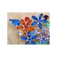 thumbnail image 2 of Merry Christmas Colorful Crystal Rhinestone Daisy Flower Pine Tree Pin Brooch, 2 of 4