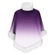 thumbnail image 5 of Chales de mujer con cuello grueso estampado, ropa cálida para el hogar, chal sin mangas con pelusa, tops de poliéster para mujer, 5 of 5