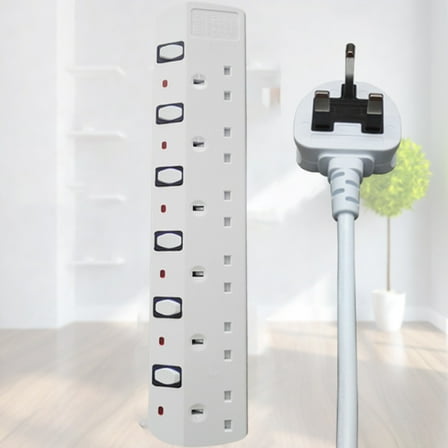 Uk Travel Plug Adapter Travel Strip with Multisocket Multiple Sockets and Independent Switches Surge for Travelers Global Trips Singapore latest