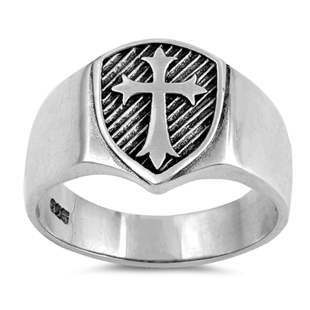 Princess Kylie Oxidized Sterling Silver Double Knot Ring