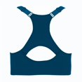thumbnail image 2 of Top Deportivo Seamless Marel para Mujer, Soporte Cruzado en Espalda, Azul Indigo Talla G, 2 of 4