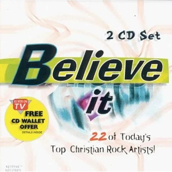 Believe It: 22 of Today's Top Christian Artists - Music CD - - - Sold by Sounda