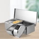 thumbnail image 5 of Caja de condimentos Yunir grande de acero inoxidable con 4 rejillas y cuchara, 5 of 9