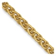 thumbnail image 4 of Diamond2Deal 14K Yellow Gold 2.8mm Spiga Chain Necklace for Women 20", 4 of 6