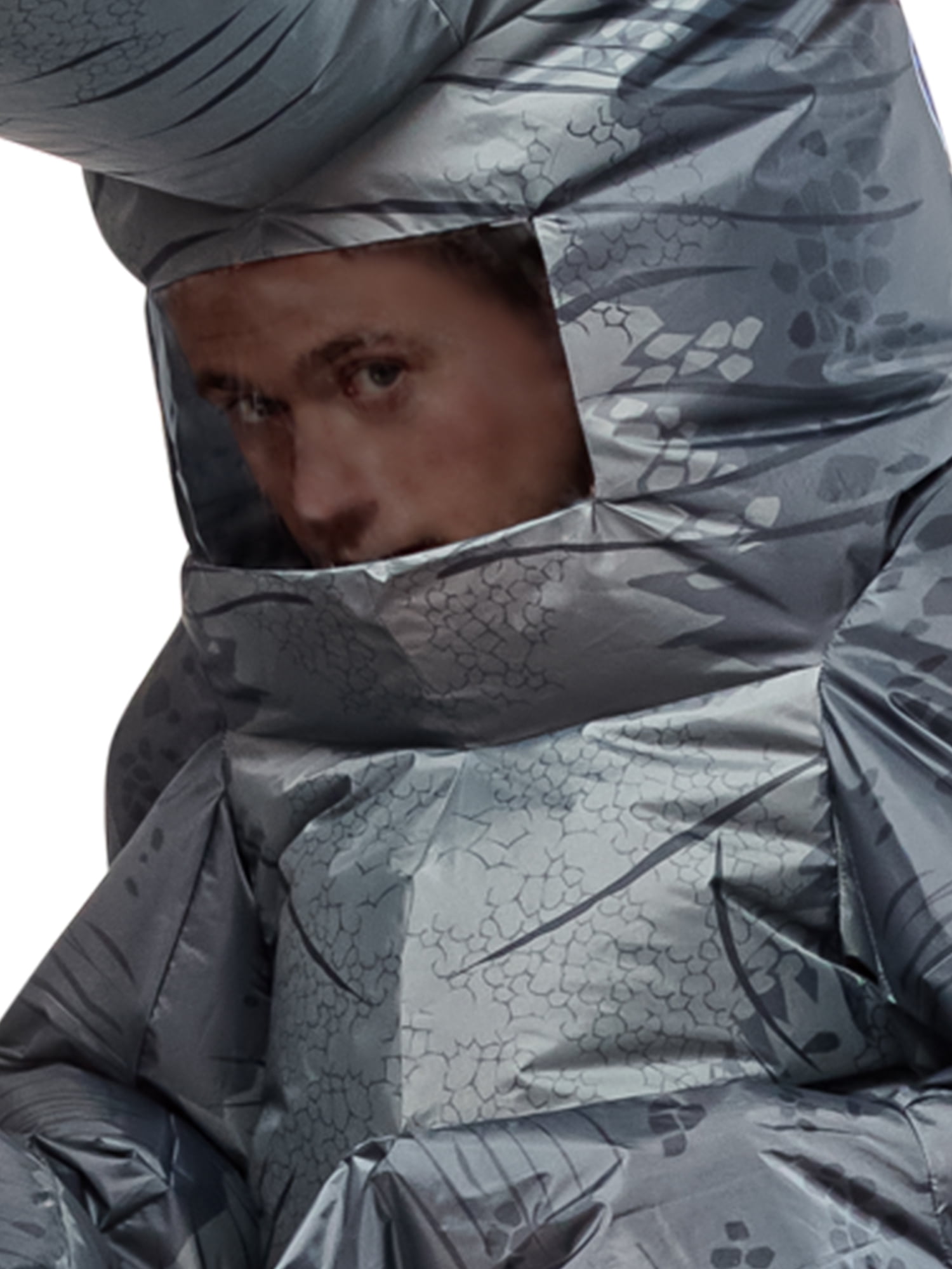 Jurassic World Blue Velociraptor Inflatable Costume for Adults by Rubies, Unisex