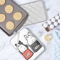 thumbnail image 5 of Yayeee Pot Holders Kitchen Heat Resistant with Pocket 7"x9.8" Cotton Oven Cooking Hot Pads, Black Chubby Cat, 5 of 7