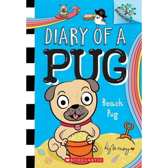 Diary of a Pug Beach Pug: A Branches Book (Diary of a Pug #10): Volume 10, (Paperback)