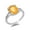 6C, variant on Certified Yellow Sapphire/Pukhraj 4.00-11.00 Ct Silver Rashi Ring for Men & Women – 92.5 Sterling Silver Astrology Gemstone Ring