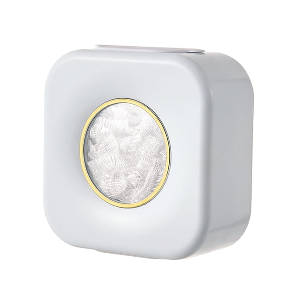 Caja De Almacenamiento Caja de almacenamiento de plástico para pared con 200 filtros para fregadero, guantes desechables de cocina blancos y bolsas de conservación transparentes. JASKFLY