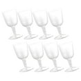 thumbnail image 2 of Monyance plastic wine cups 8Pcs Clear Plastic Champagne Flutes for Weddings & Holidays(4.72X2.76X2.76Inches), 2 of 10