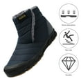 thumbnail image 3 of Earlde Men Women Snow Boots Comfortable Faux Fur Full Lined, 3 of 7