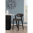 thumbnail image 4 of Bowery Hill Tabouret de Bar Fixe en Lave-Noir, 4 of 11