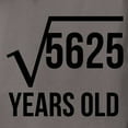 thumbnail image 3 of CafePress - 75 Years Old Square Root T Shirt - Womens Comfort Colors® Shirt, 3 of 4