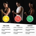 thumbnail image 4 of THERABAND Resistance Tubes, Beginner Set, Yellow, Red, and Green, 5 ft Latex Tubing, Home or Clinic Use, Cut-to-Fit, Color-Coded Resistance Bands for Upper & Lower Body Workouts, 4 of 15