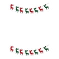 thumbnail image 2 of Kearding Suministros de fiesta premium banderines exquisitos para cualquier ocasión, adecuados para cualquier lugar, suministros para fiestas multicolor ciervo de navidad 2Conjunto, 2 of 6