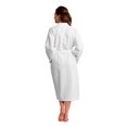 thumbnail image 4 of Women’s Long Waffle Robe - Lightweight 100% Cotton, 4 of 6