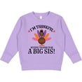 thumbnail image 2 of Inktastic Thanksgiving Big Sis Announcement Turkey Toddler Sweatshirt, 2 of 4