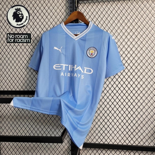 Jersey Manchester City | Camisa Azul De Casa Temporada 2023-24 Versión Correcta " Calidad Superior "