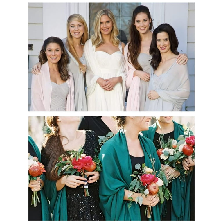 Bridesmaids scarves deals