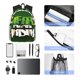 thumbnail image 4 of Easygdp Merry Christmas Mochila Casual para Portátil, Mochila para Escuela, Viajes, Negocios, 4 of 6