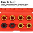 thumbnail image 4 of Thread 8PCS Car Transmission Shaft Screw Repairing Kit Metric Inch Thread Repairer Set Automobiles Screw Tool, 4 of 7