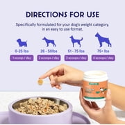 Organic Pumpkin for Dogs-Apple,Sweet Potato & Enzymes-Digestion,Stool,Gut Health-Topper Or Mix for Puree-8oz