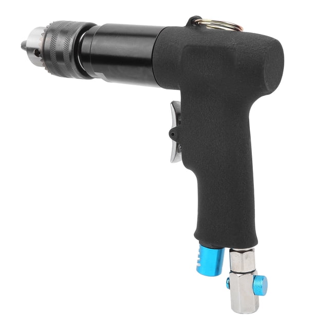 Air Hole Drilling Tool CW/CCW With Air Regulating Valve Reversible Pneumatic Drill For Furniture Machine Production US Nozzle