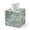 Cyan-green, variant on Cyan-green Marble Decorative Tissue Box Organizer