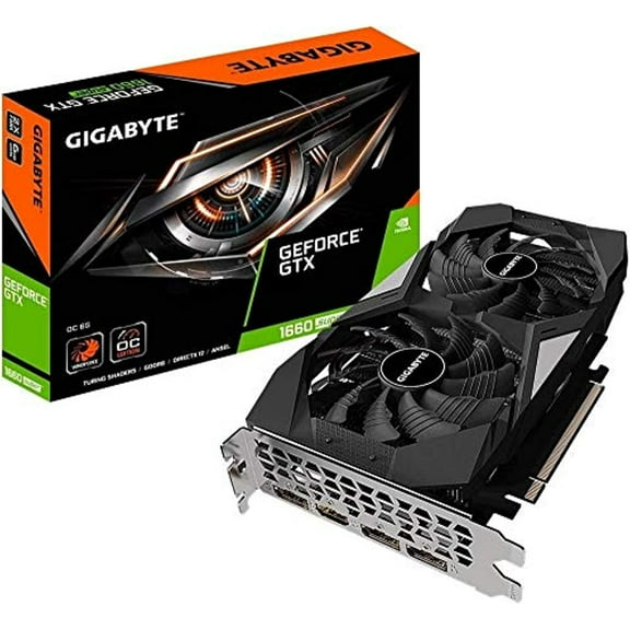 GIGABYTE GeForce GTX 1660 OC 6G Graphics Card GV-N166SOC-6GD