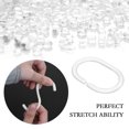 thumbnail image 7 of Toplive 36 Pcs Plastic Shower Curtain Hooks, Premium Durable White C Shape Shower Curtain Hooks Rings for Shower Curtain-White,, 7 of 7