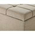 thumbnail image 7 of Better Homes & Gardens Pintucked 42" Storage Bench, Beige, 7 of 7