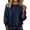 Blue [Mix & Save More] [Summer Savings], variant on Warm Knit Sweater Cardigan Blouse Long Sleeve Round Neck Loose Casual Button Up Soft Thermal Pullover for Women Winter Fashion | CSEONE,Blue L